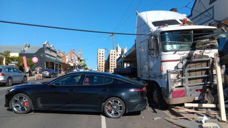 Indigo Community Voice president Herb Ellerbock is calling for further safety measures on Rutherglen's Main Street after a truck hit his parked car. Picture supplied