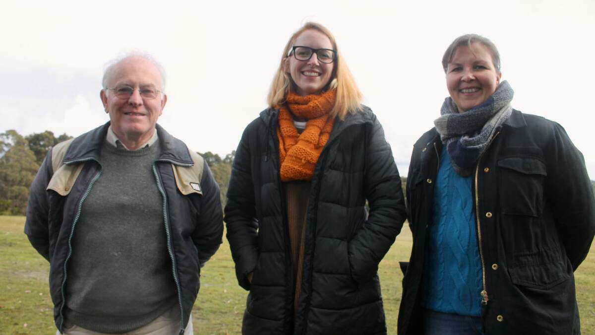 RESEARCHING WORM INFECTIONS: Federation University researchers Prof Michael Stear, Dr Sarah Preston and PhD student Leni Horner are working on groundbreaking research to understand worm infections in sheep better..