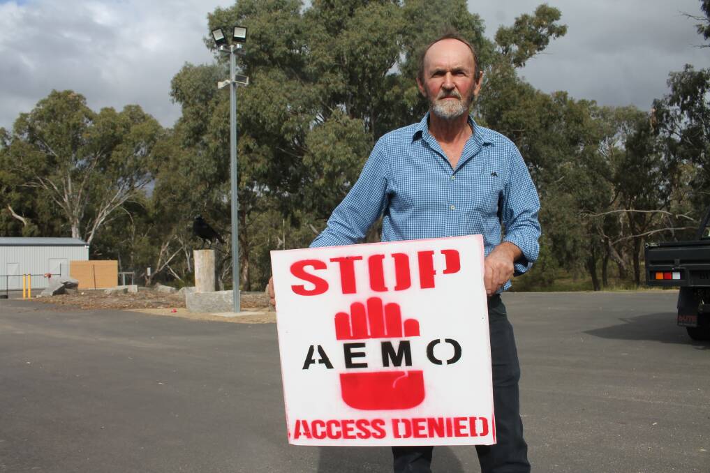Barry Batters, St Arnaud, said many questions were not answered during consultation from AEMO. Picture by Philippe Perez