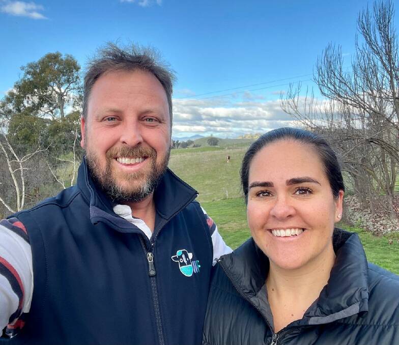 Nathan and Jo MacPhee, Invest Inya Farmer, have an educational program in its pilot stage for students to learn about on-farm risk management and capital. Picture supplied