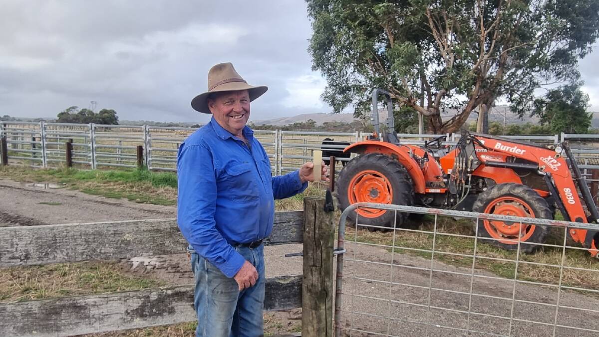 Bass grazier Trevor Heywood said he's had a "perfect start" after recording 75 millimetres of rain within 24 hours. Picture supplied