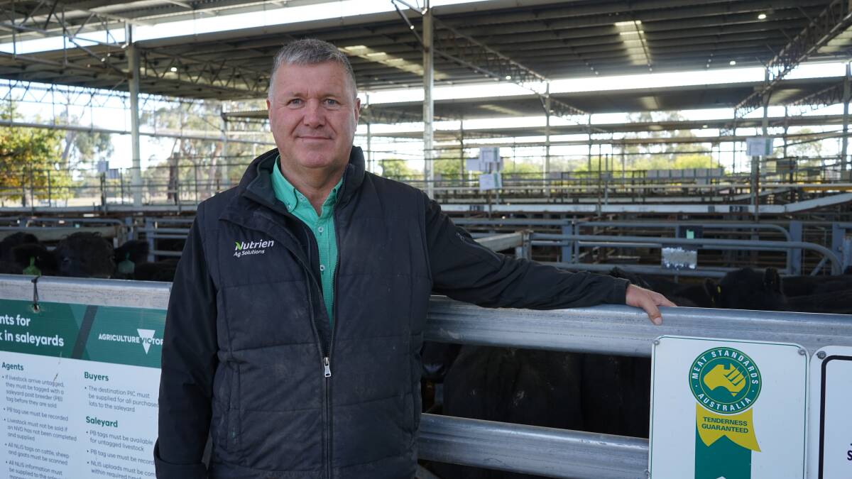 Nutrien agent Russell Mawson, Euroa. Picture by Andrew Miller