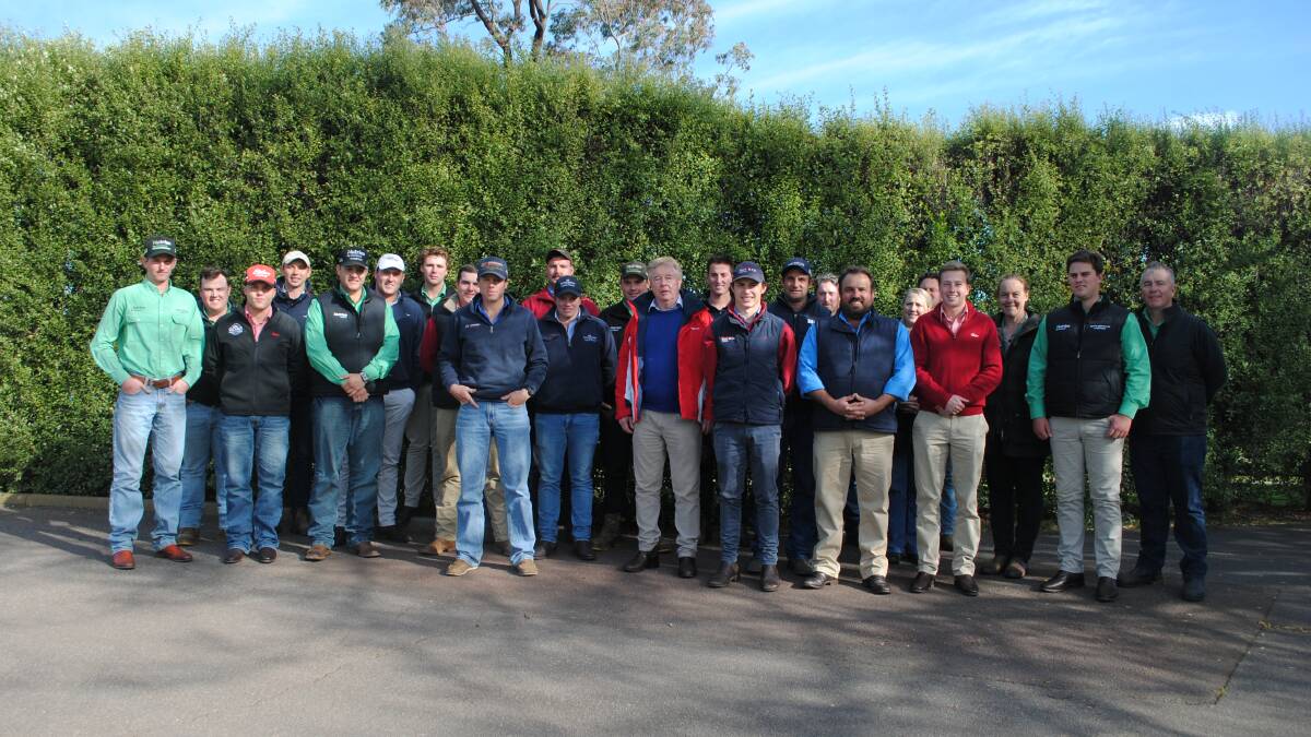 The Australian Livestock & Property Agents Association young auctioneers school saw experienced agents join forces to bring on the auctioneers of the future. Picture by Barry Murphy 