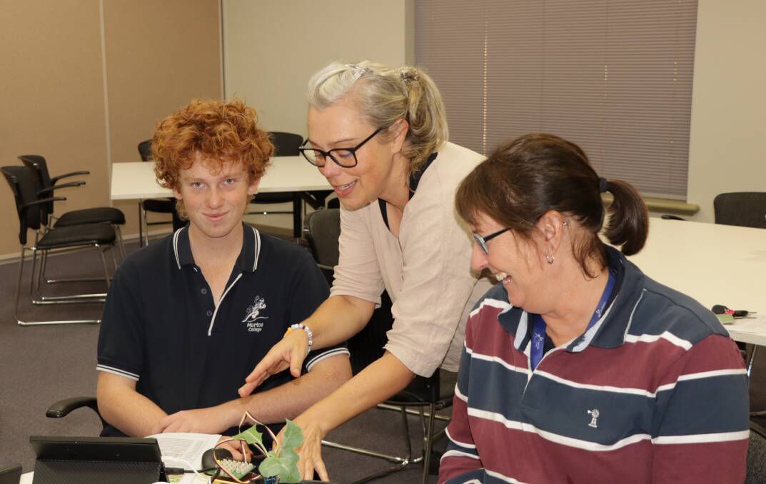 Agriculture Victoria community education manager Anna-Leisa Vietz said the AgStem workshops were showing students careers in agriculture could be lab-based. Picture supplied 