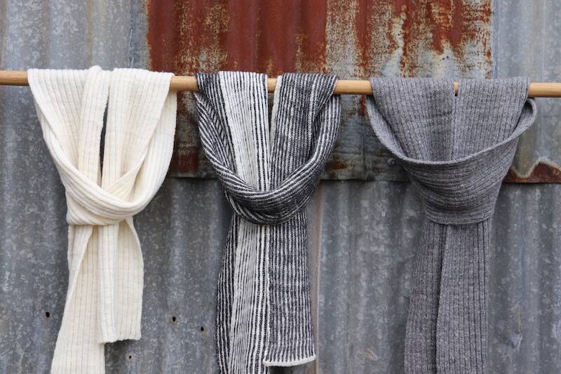 WINTER WARMERS: Great Ocean Road Woollen Mill's new range of Zauber scarves. Zauber is German for magic.