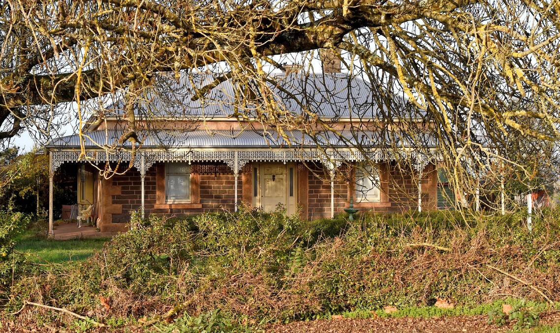 The Edmonston family's Lintel Grange Homestead north of Ballarat is set to be heritage protected. Picture from Adam Trafford.