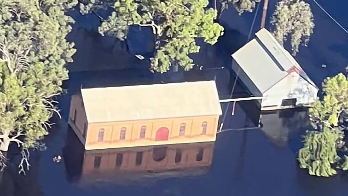 The 2022 floods inundated the historic Psyche Bend Pumping Station at Mildura. Pictures from the Psyche Bend Pumping Station committee of management.