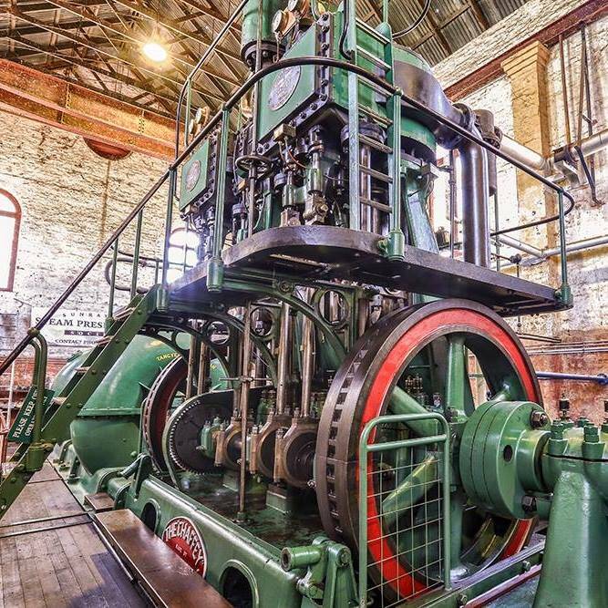 The mighty steam pumps.