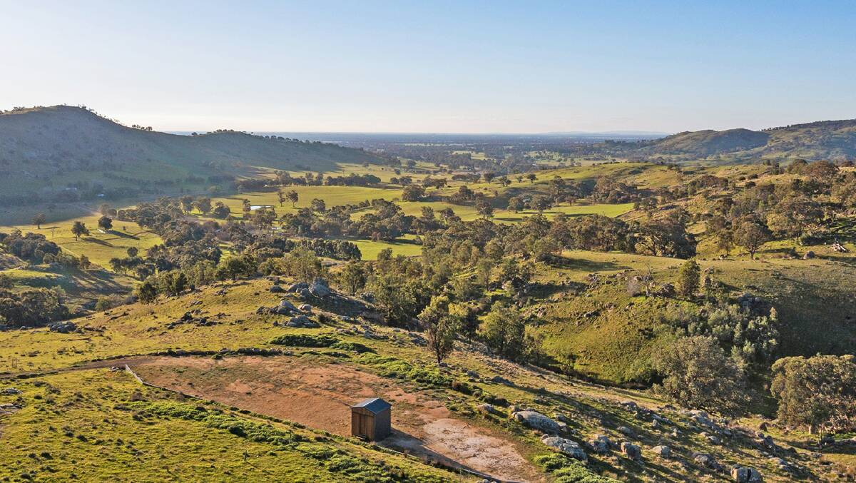 This lifestyle block already has council pre-approval for a house built on the flattened site in the foreground to take in the views. Pictures from Elders Real Estate