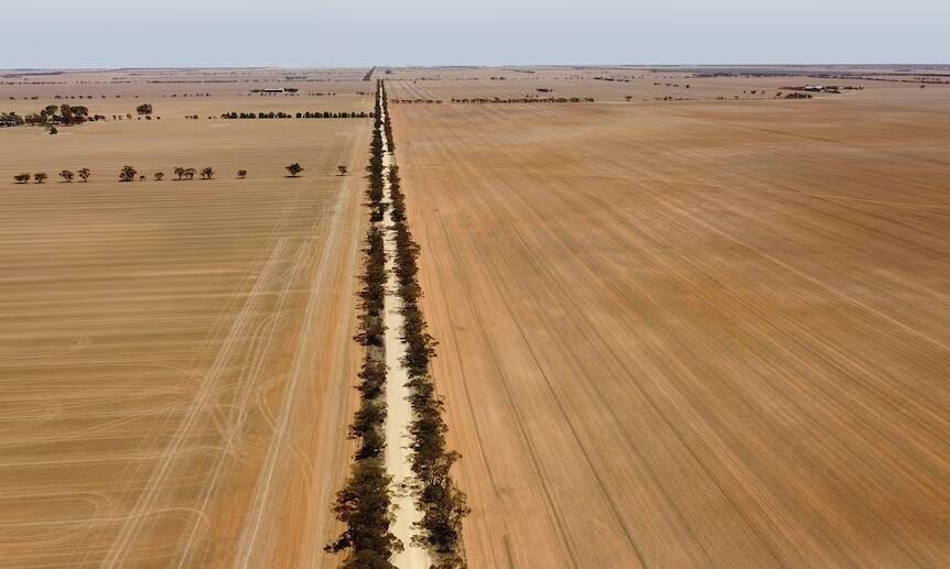 Prized cropping country on the Cannie Ridge in the Victorian Mallee. Aerial picture: VHM.