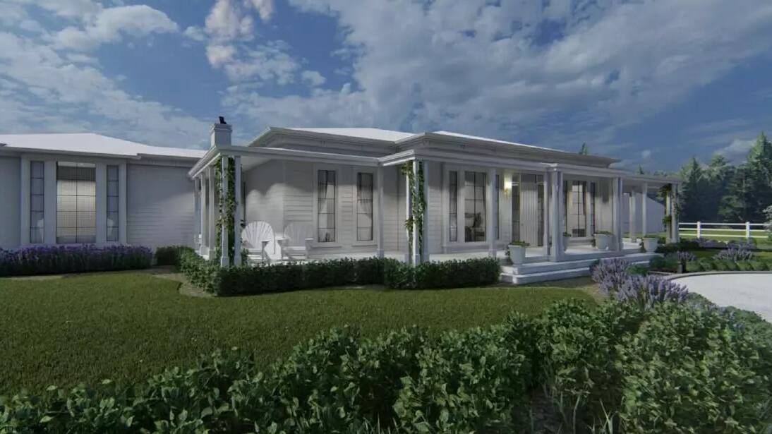 A new five-bedroom home had originally been proposed for the site. Picture from City of Ballarat.