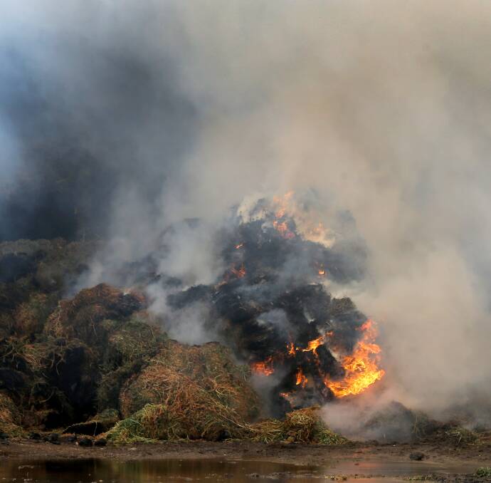 Haystack fires investigated