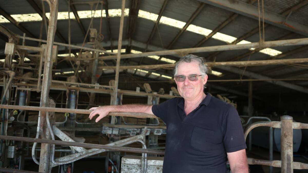 United Dairyfarmers of Victoria president Bernie Free says members had never agreed to stop paying levies to Australian Dairyfarmers. Picture by Anthony Brady.
