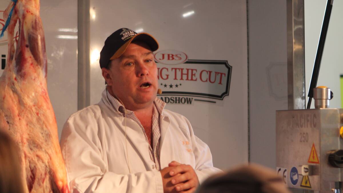 Mark Inglis, JBS Farm Assurance and Supply Chain manager explained how Meat Standards Australia (MSA) grading worked.