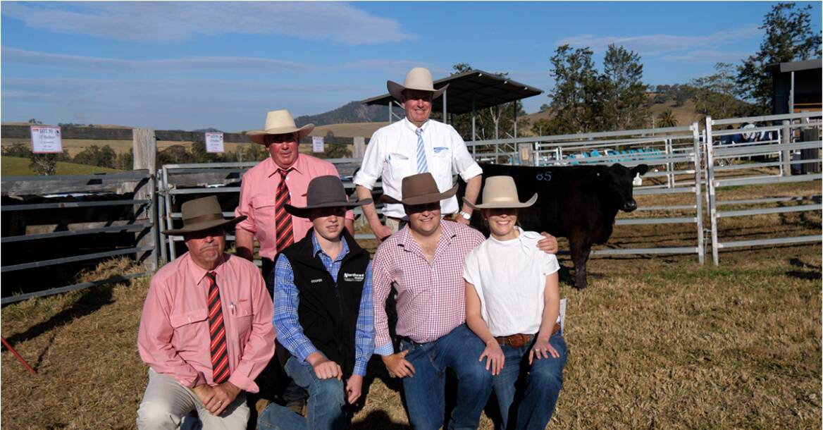 Top-priced heifer Knowla Kruger T12 sold for $40,000 to Cooper Clark, Northwest Pastoral Angus, Scone, last August with the proceeds donated entirely to the Angus Foundation. Picture supplied 