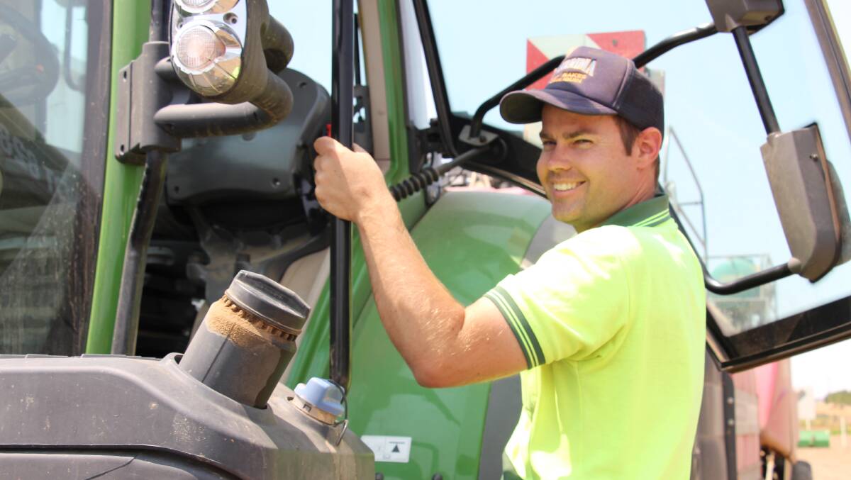BALE YOU OUT: LKF Contracting's Luke Felmingham welcomes questions from farmers and has plenty of his own.
