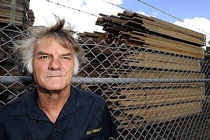 Tim Doherty, 62, has lost his job at the Alexandra mill, but he fears most for the younger sacked workers and for the survival of the town. Photo: Sebastian Costanzo