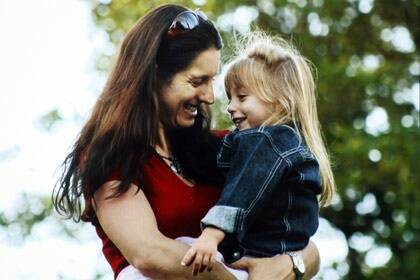 Natasha Davey and three-year old daughter, Jorja, who died in the Black Saturday bushfires. 