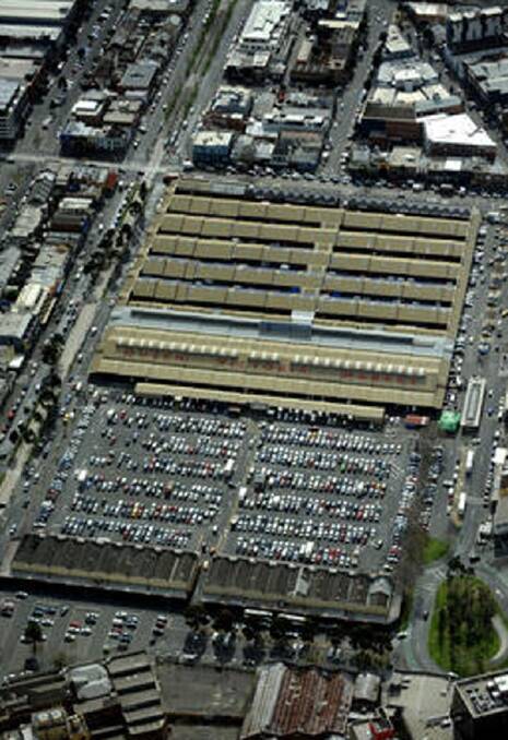 The Melbourne City Council’s infrastructure plan includes $3 million for the Queen Victoria Market (foreground). 